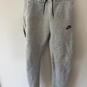 Nike Tech Kids Grey Fleece Jogger Pants